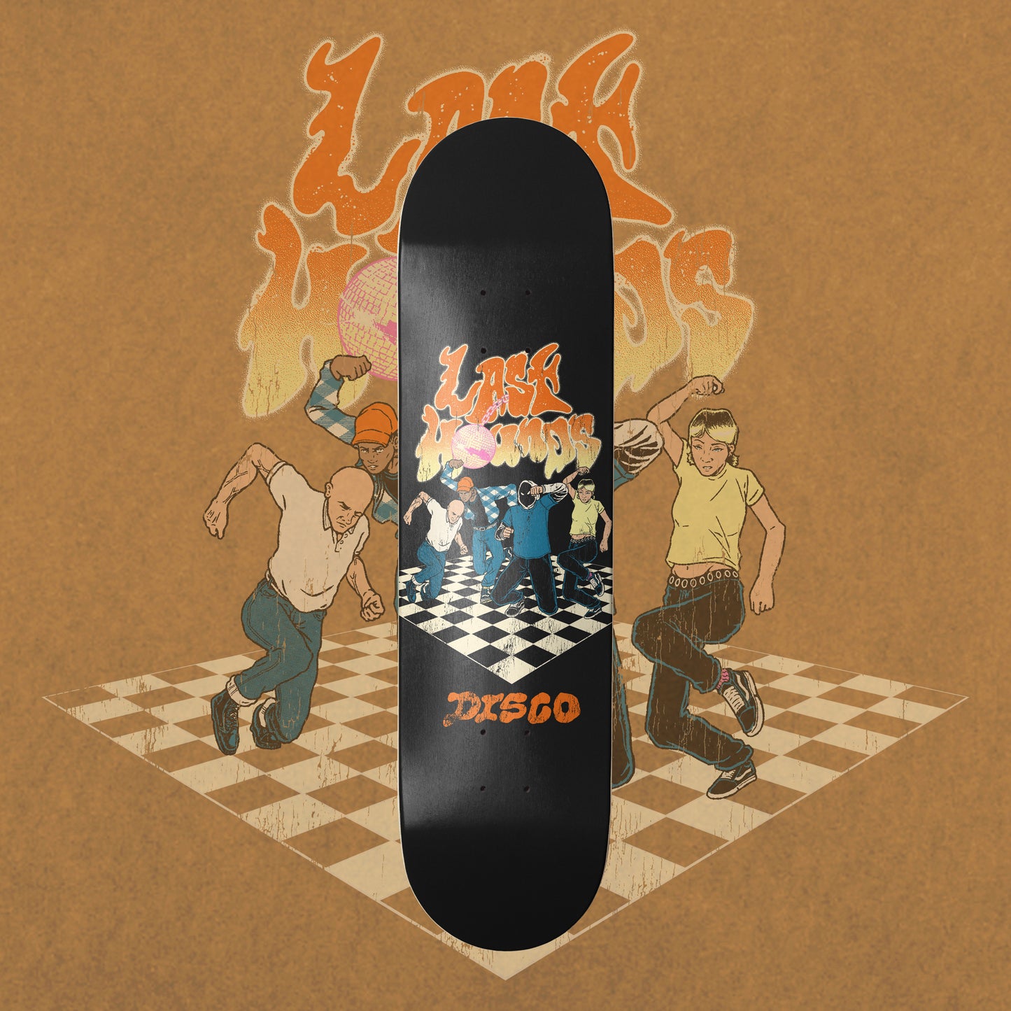 Disco Skateboard Deck